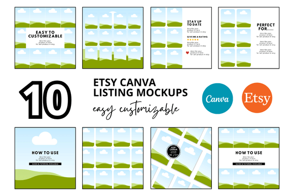 10 AI Images Etsy Listings Mockup: A Strategic Tool for Digital Entrepreneurs