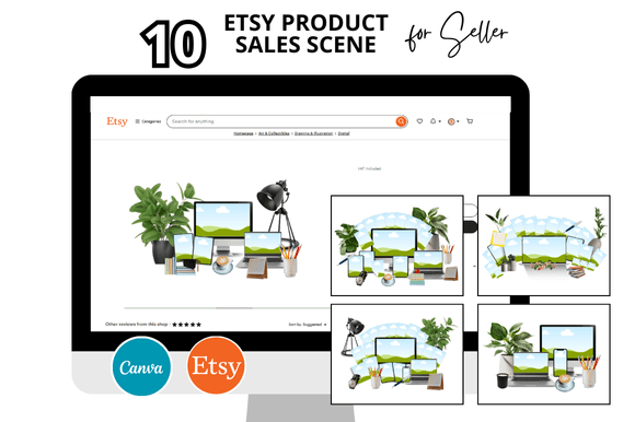 10 Etsy Product Sale Scene: Real-World Mockup Templates for Sellers Who Want to Stand Out