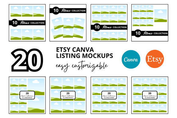 20 Clipart Etsy Listings Mockup: A Comprehensive Overview