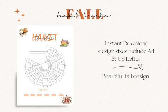 Autumn Habit Tracker Printable: Stay Cozy and Productive This Fall