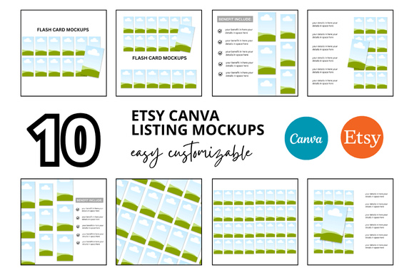 Boost Your Etsy Sales with Professional Canva Mockup Templates