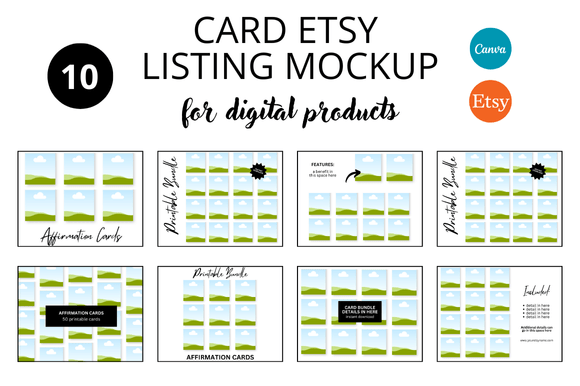 Card Etsy Listings Mockup: Streamlining Your Shop Presentation
