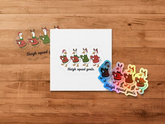 Chrismtas Goose Squad PNG: A Versatile Digital Asset for Creative Projects