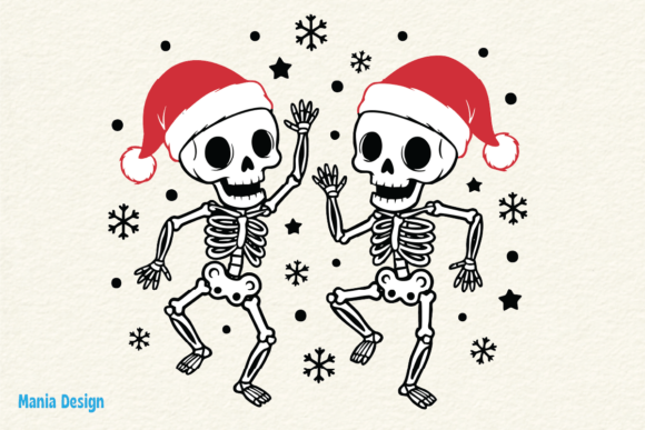 Dancing Christmas Skeletons PNG: A Strategic Addition to Your Creative Toolkit