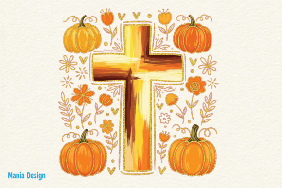 Discover the Faith Fall Pumpkin Cross PNG for Your Creative Projects