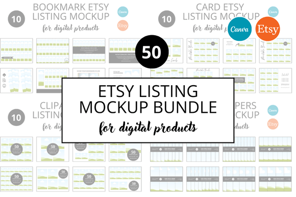 Etsy Listings Mockup Bundle