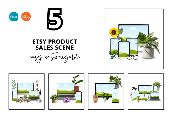 Etsy Product Sale Scene Bundle: A Strategic Tool for Digital Sellers Who Want Consistent Branding