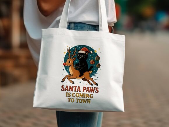 Funny Santa Paws Digital PNG: A Versatile and Creative Resource for All Your Projects