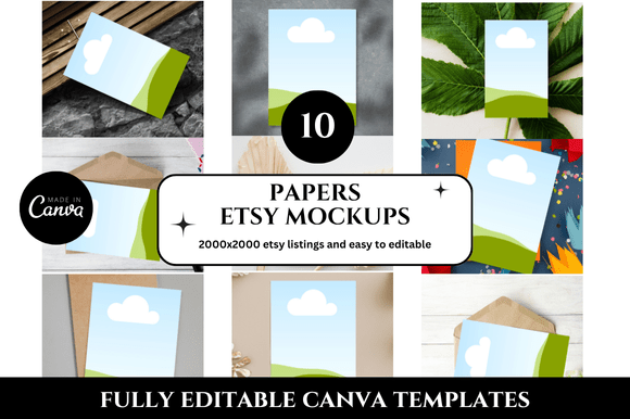Papers Etsy Listings Mockup: A Professional Solution for Digital Product Sellers