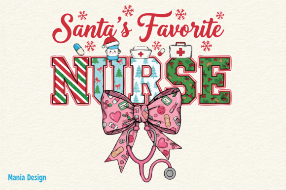 Santaβs Favorite Nurse Christmas PNG: A Creative Holiday Resource for Healthcare Heroes